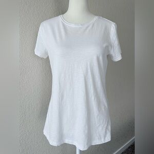 Primary White Classic Crewneck Tee Shirt XS 100% Cotton